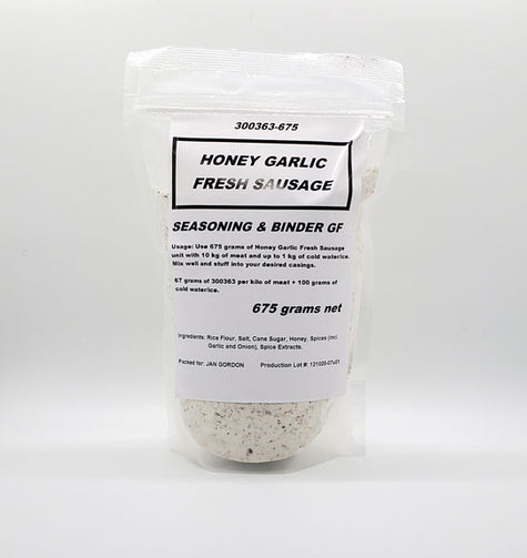 Honey Garlic Sausage Seasoning